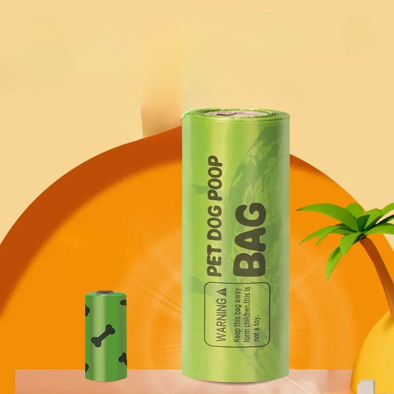 200 шт./рулон биоразлагаемые пакеты для уборки собак