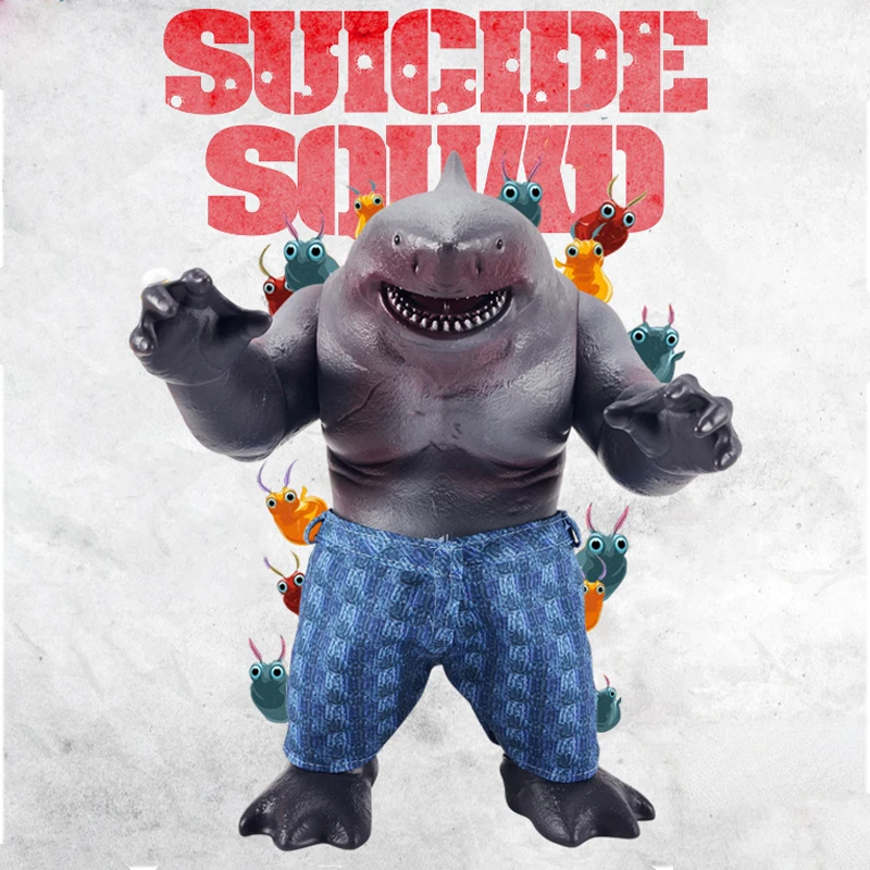 

Justice League Suicide Squad Anime King Shark Action Figure Assembly Model Toys Collectible Model Gifts For Children's