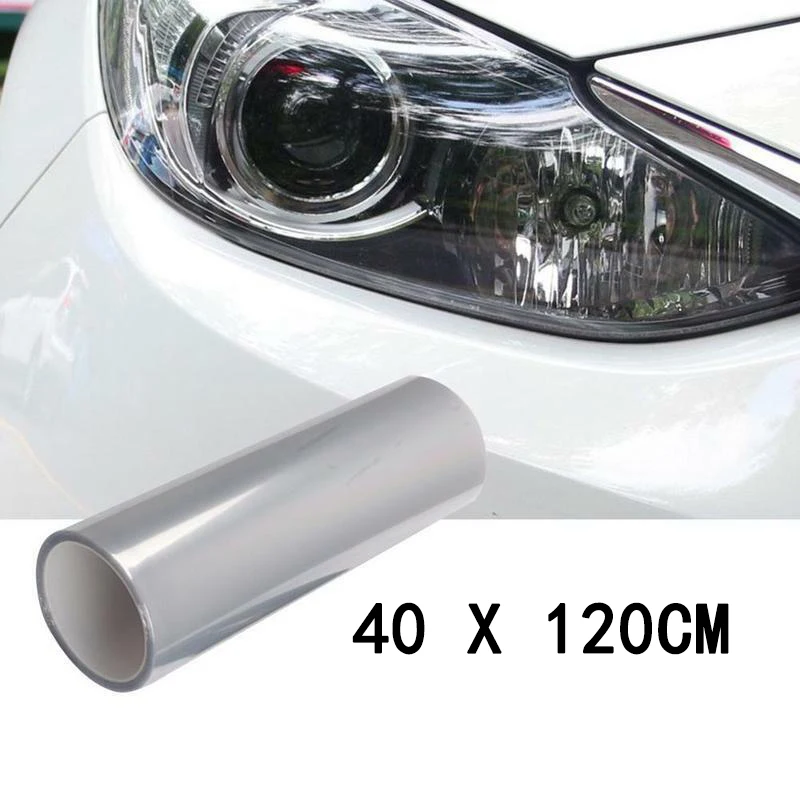 

1 Roll Car Light Film Headlight Fog Light Taillight Vinyl Sticker Clear Light Protector Film Vinyl Wrap Exterior Accessories