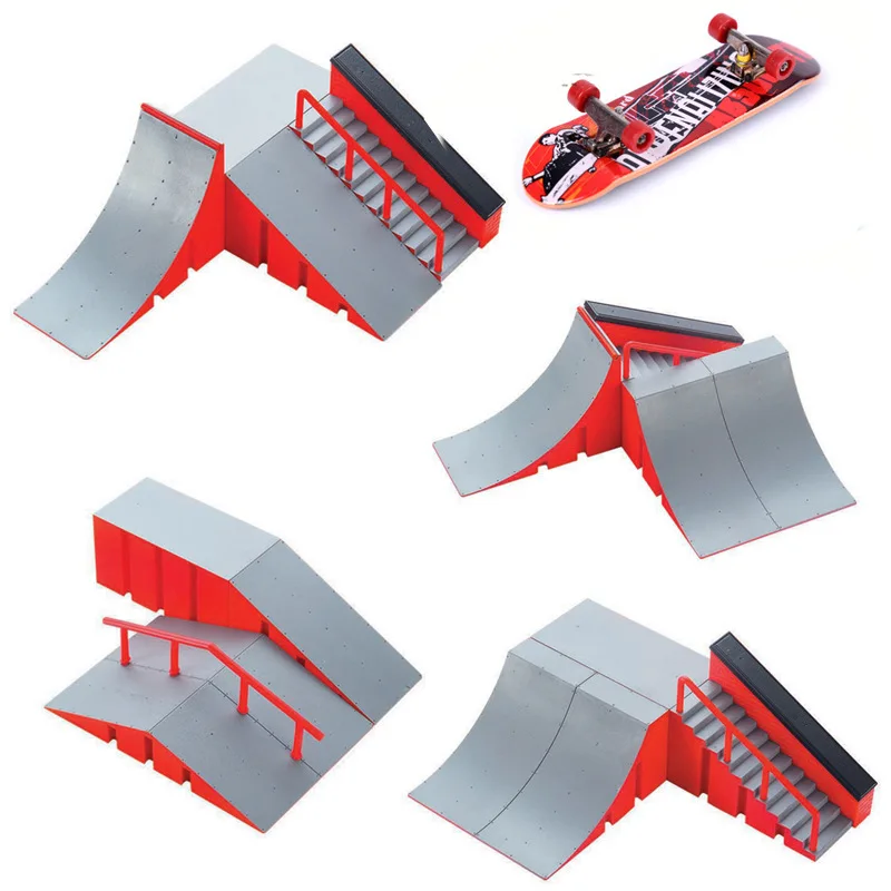 

Finger Tech Skateboards Mini Skate Park Ramp Sets Finger Scooter Fingertip Bikes Fingerboard Extreme Sport Deck Novelty Toys