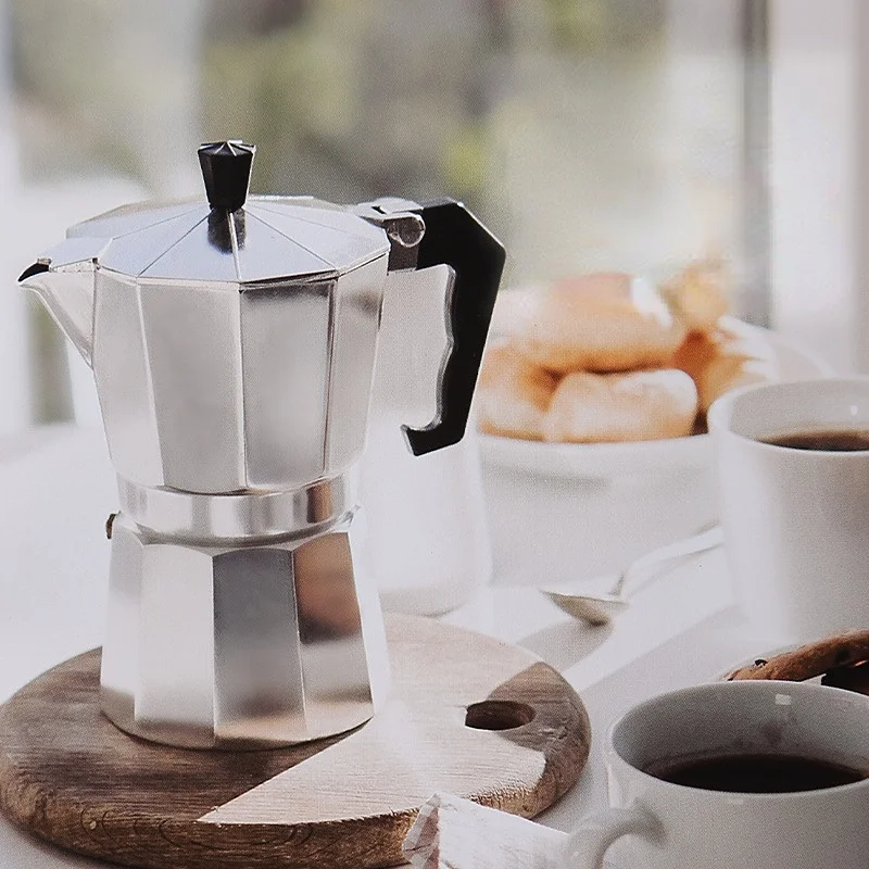 

Coffee Maker Aluminum Mocha Espresso Percolator Pot Coffee Maker Moka Pot Espresso Shot Maker Espresso Machine