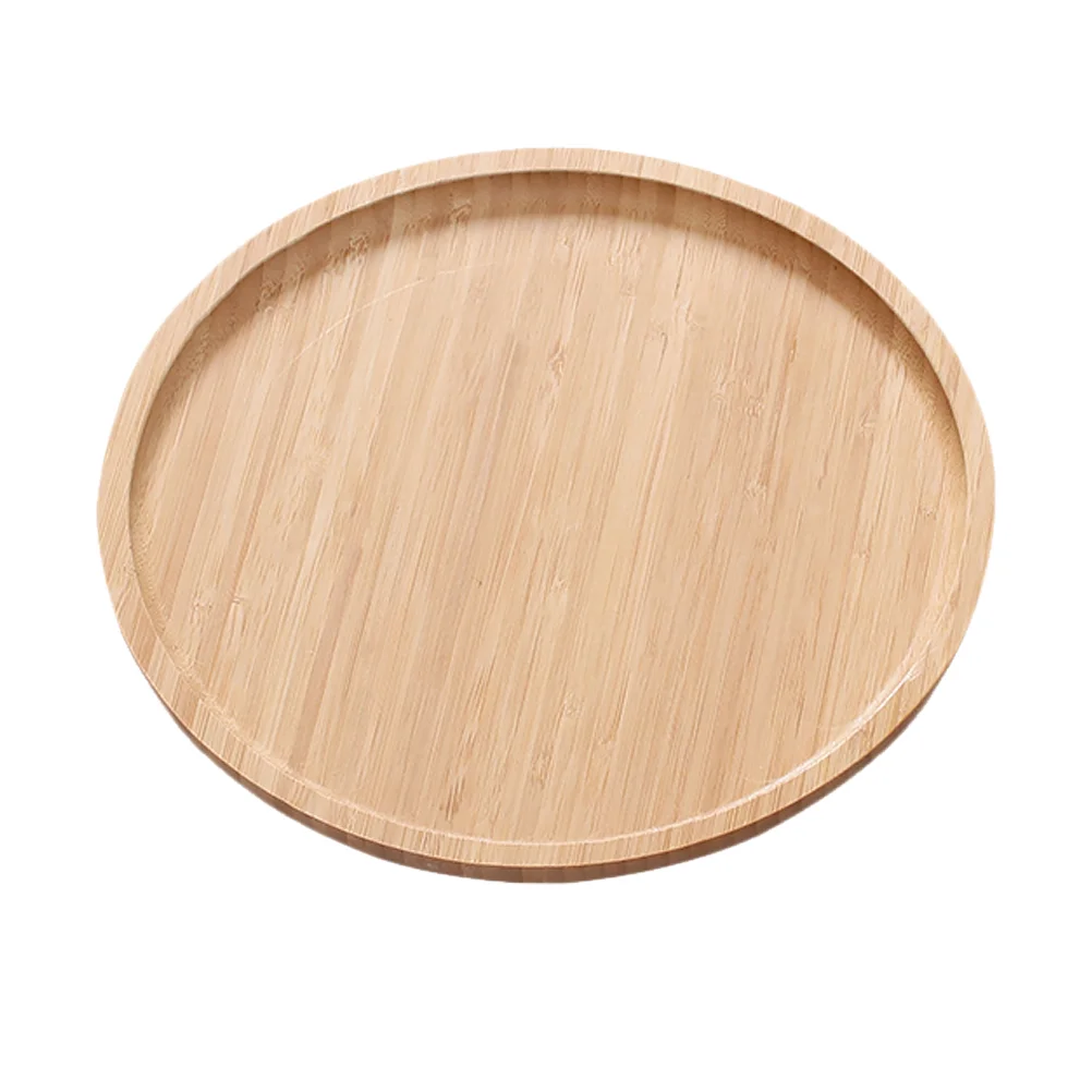 

Tray Wooden Trays Serving Platterwood Vintage Dessert Plates Dish Cheese Dinner Ottoman Tea Decorative Coffee Breakfast Round