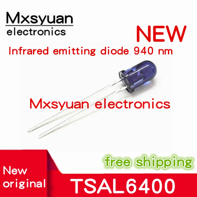 100 шт./лот 100% Новый оригинальный TSAL6400 DIP2 5 мм инфракрасная фотолампа нм диод