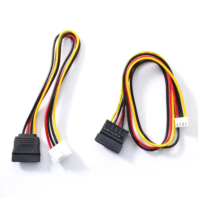 

PH 2,0 мм 4-контактный маленький тип к 15-контактному HDD SATA кабель питания 18AWG провод для промышленного универсального ПК, HD ПК и мини-ПК «сделай с...