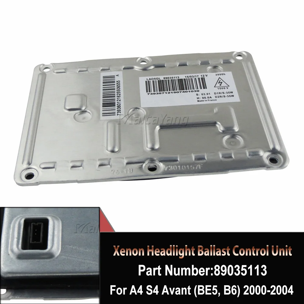 

Стайлинг автомобиля для BMW 1 серии E81 E87 ксеноновый балласт фары для Audi A4 S4 2000-2004 89035113 3D0907391B 8E0907391A 63126938561