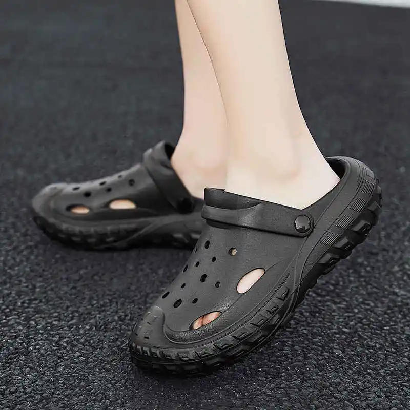 

Сандалии на каблуке для мужчин и женщин, дизайнерские брендовые шлепанцы, пляжная обувь в готическом стиле, для тенниса, лето