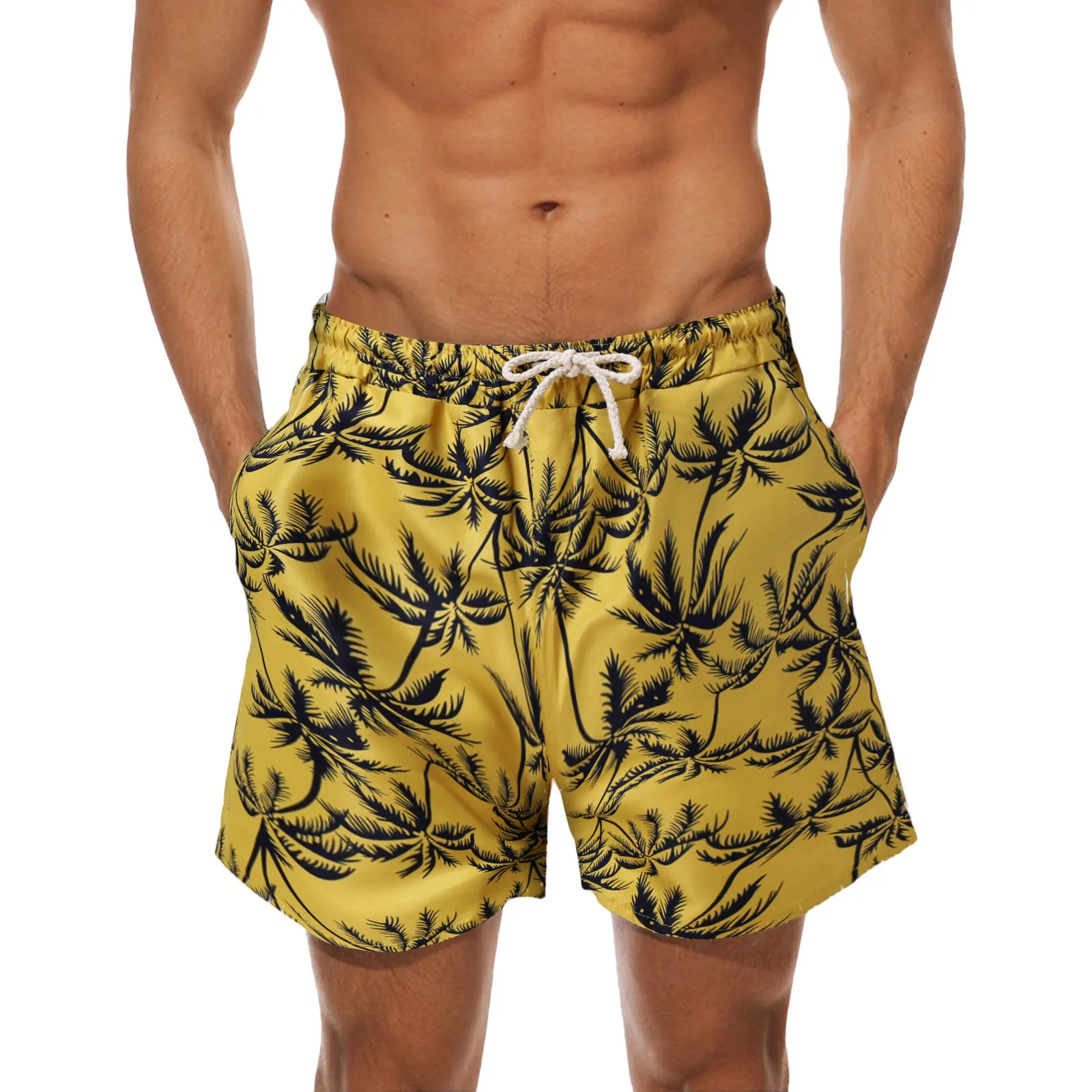 

Мужские летние модные повседневные шорты в гавайском стиле с цветочным принтом