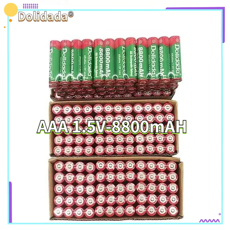 

2023 New AAA Battery 1.5V 8800 Mah Rechargeable Battery For Flashlights, Toys, Mics, Microphones, etc. + Free Shipping