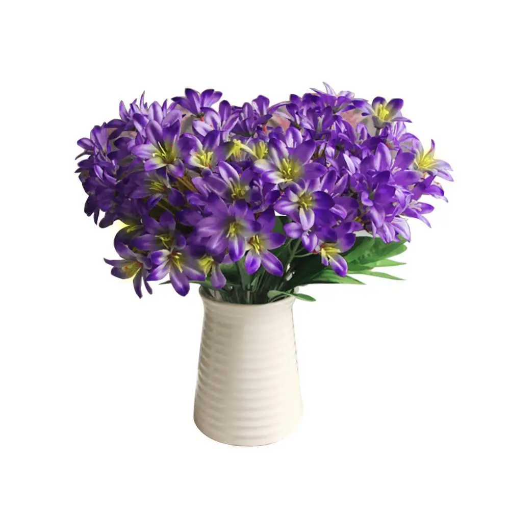 

Милый искусственный мини букет цветов, домашний Свадебный декор, 24 цветка на 1 шт., свадебное украшение, цветы