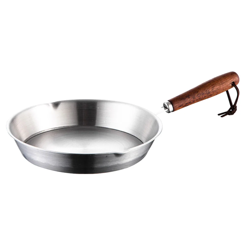 

Metal Frying Pan Butter Melting Small Egg Anti-scalding Handle Handled Oil Pot Eggs