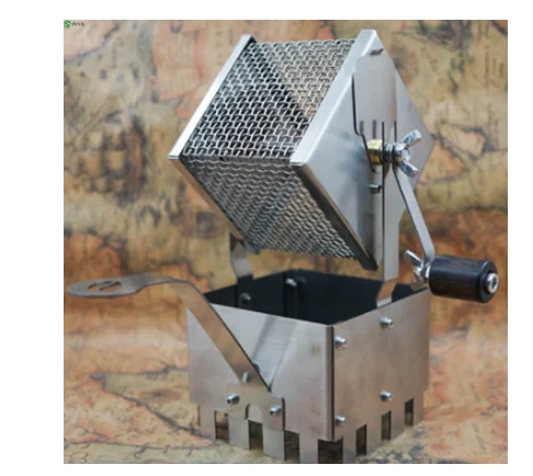 Машина для запекания кофе из нержавеющей стали ручная машина кофейных зерен