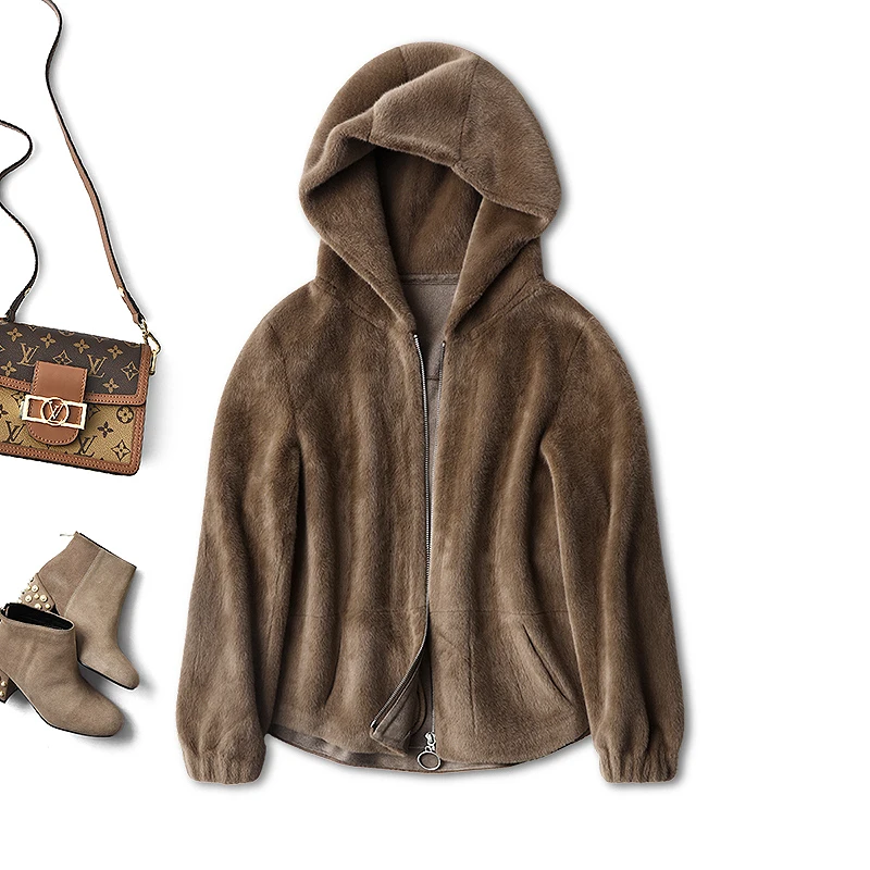 

Женская Повседневная куртка, верхняя одежда на весну и осень 2022, винтажные женские пальто на молнии с широкой талией и капюшоном