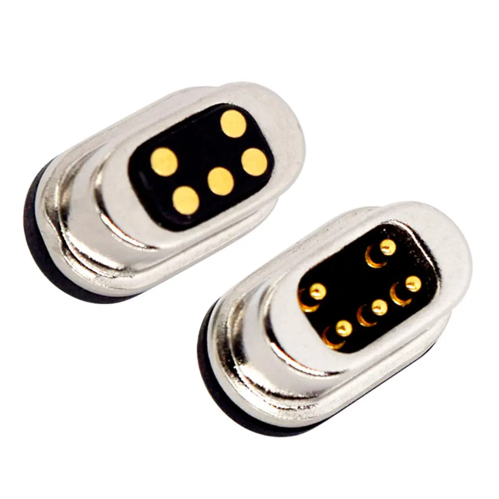 1 шт. 2P 3P 4P 5P 6P Pogo Pin женский 5 В 2A 2 54 мм подпружиненный Разъем питания постоянного