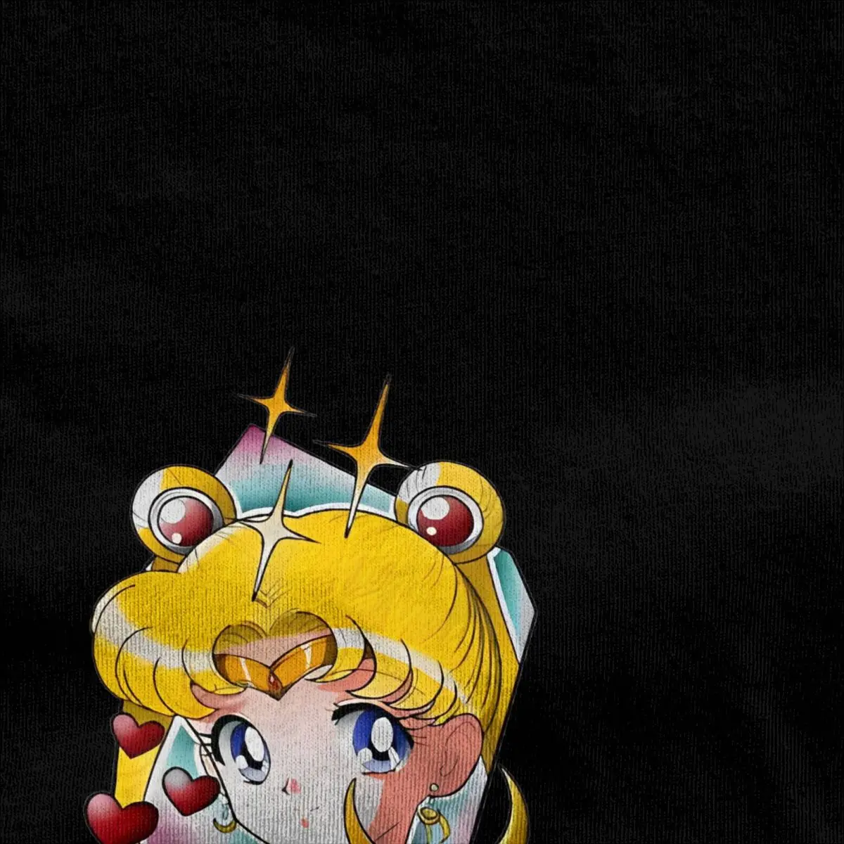 Мужская хлопковая футболка с коротким рукавом круглым вырезом и принтом аниме