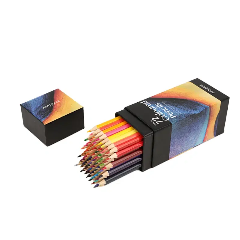 

Профессиональный уровень масляный цветной карандаш с бумажной подарочной коробкой, 3,0 мм карандаш