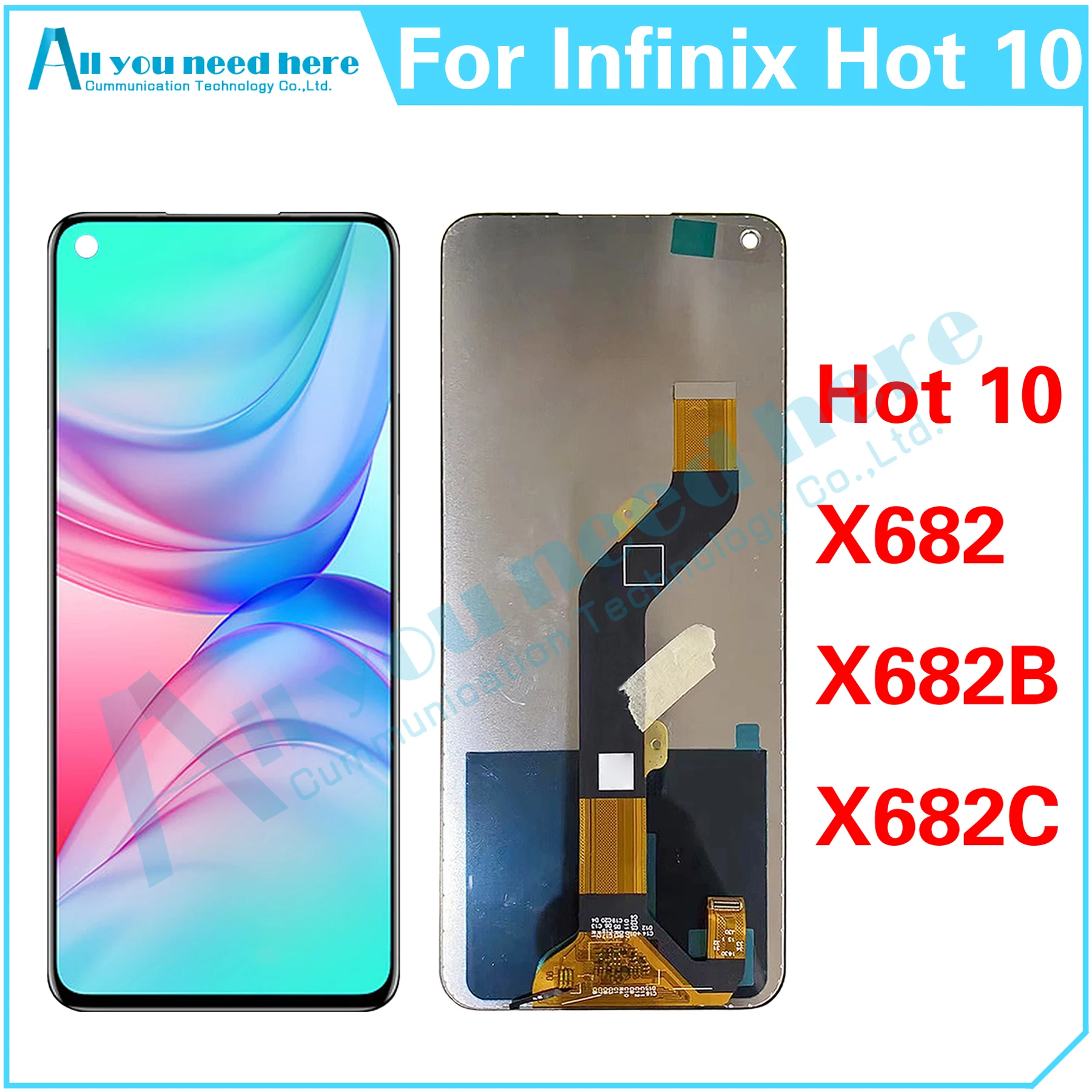 

ЖК-дисплей 6,78 дюйма для Infinix Hot 10 X682 X682B X682C