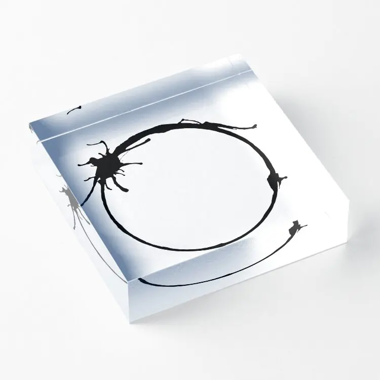 Трансляция Heptapod B человеческий акриловый блок забавная печать украшение для