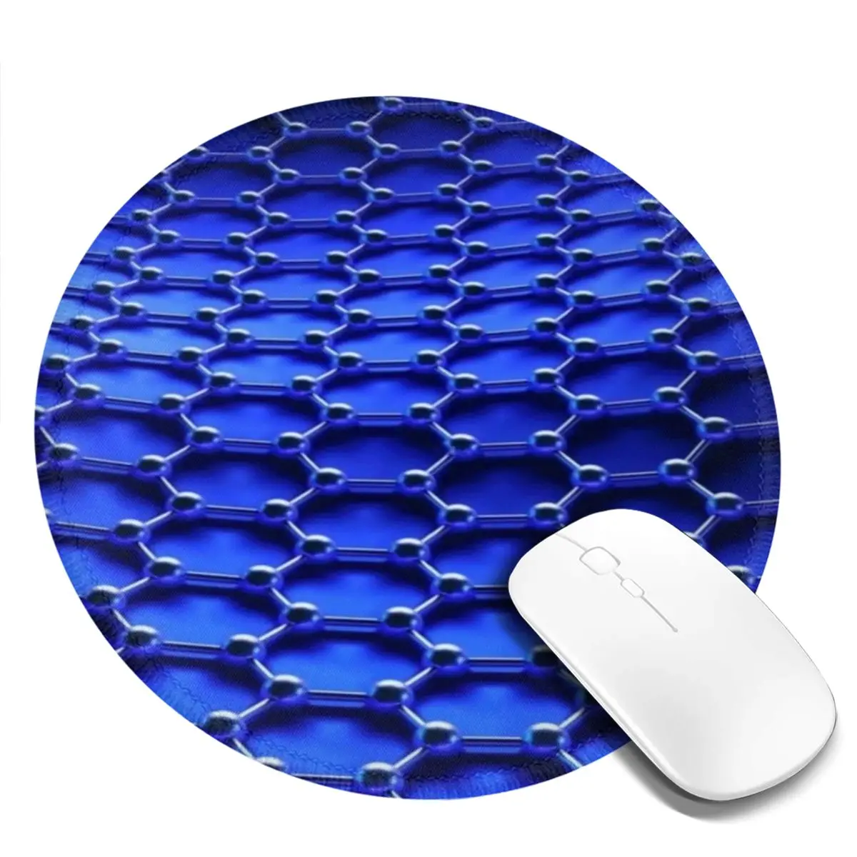 

Chain Print Mouse Pad Blue Link Aesthetic High Quality Mousepad Office Print Anti-Slip Rubber Mouse Mat