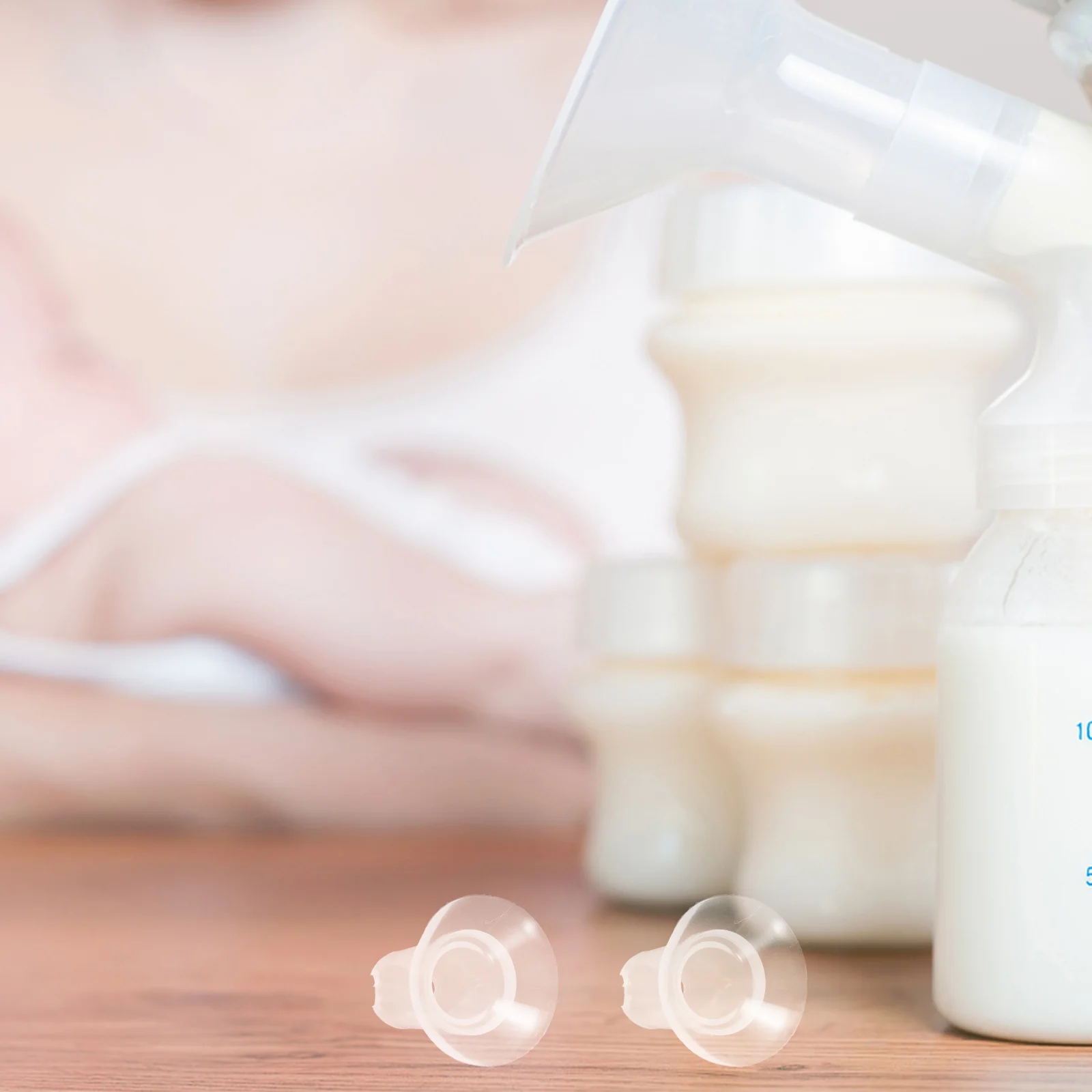 

Silicone Pad Breast Pump Protector Replace Cushions Funnel Supplies Part