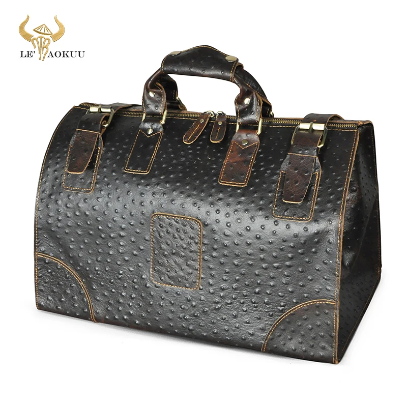 Thick Crazy Horse Leather Male Larger Capacity Retro Design 