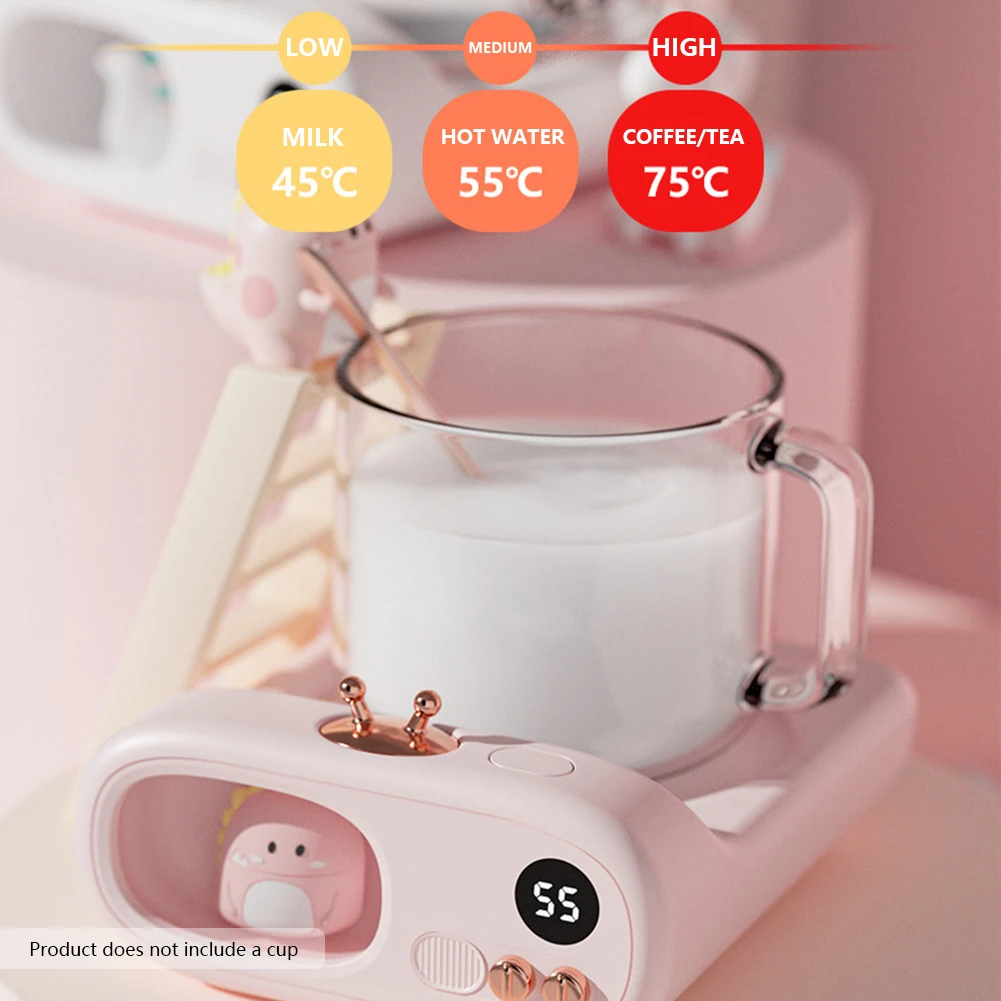 

Hot Cup Plate Thermostatic Heating Mug Mat Portable Energy Saving Safety Lightweight Practical Gadgets for Home Office Supplies
