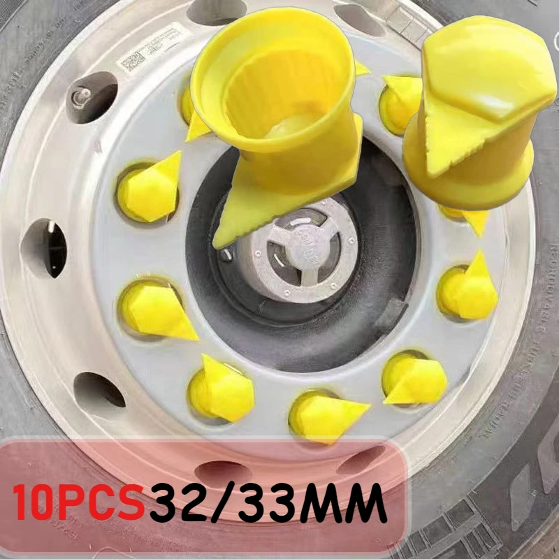 

10 шт., 32 мм/33 мм, винт для автомобильных шин General Motors, ослабляющая индикаторная гайка, длинная и широкая втулка, тип Hbl, аксессуары для проверки безопасности