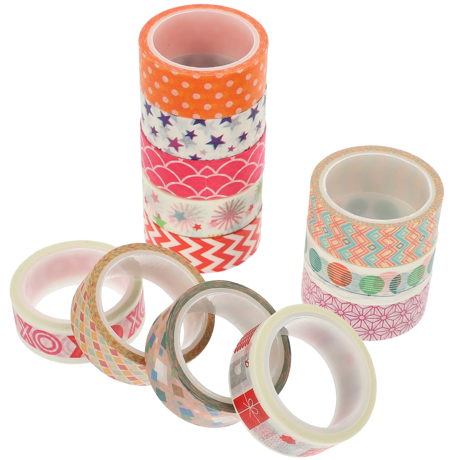 

Tape Masking Washi Christmas Gift Decorative Paper Supplies Sticker Wrapping Scrapbook Wide Party School Cute Craft Merry