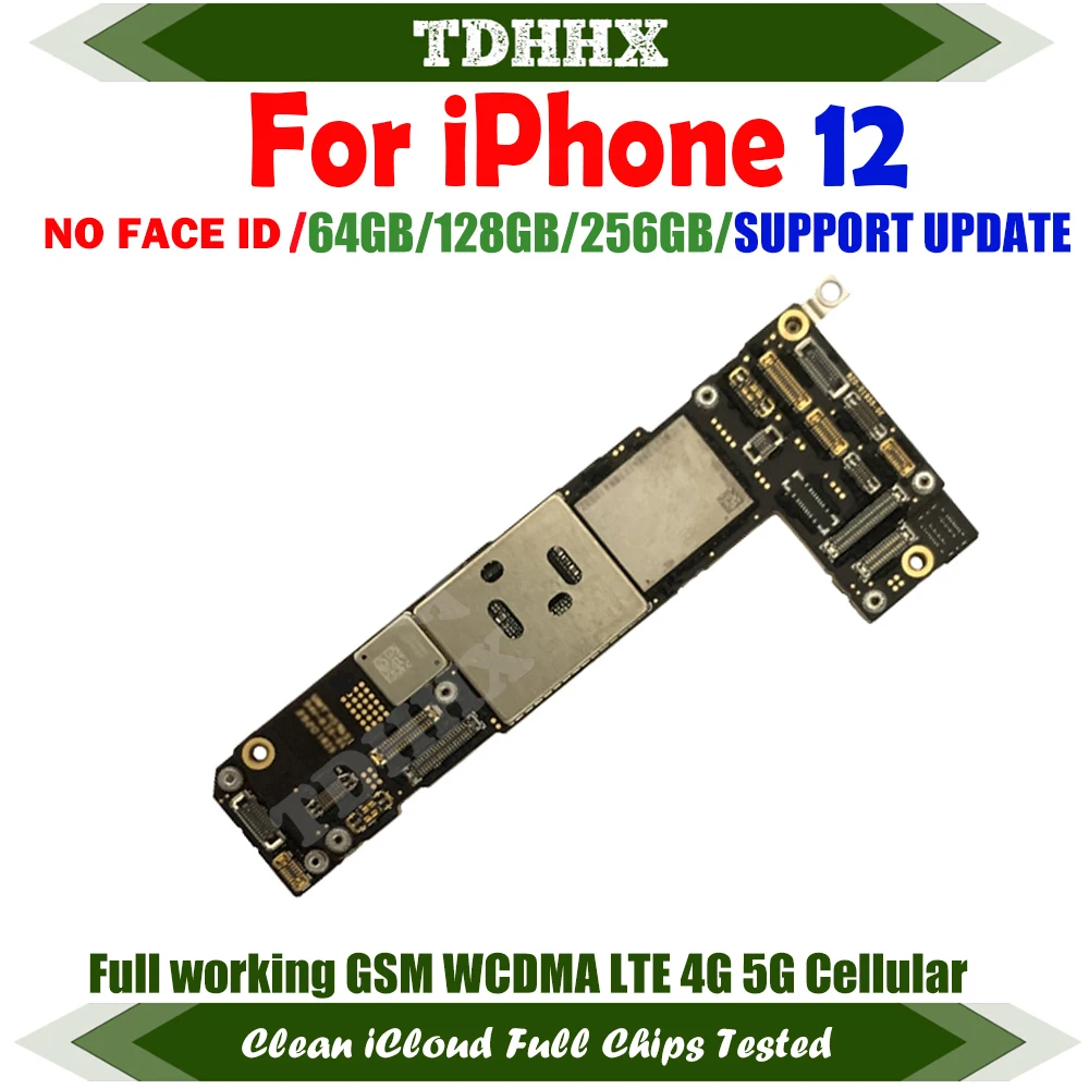 Материнская плата Clean iCloud для iPhone 12 Полная работа материнская Поддержка iOS