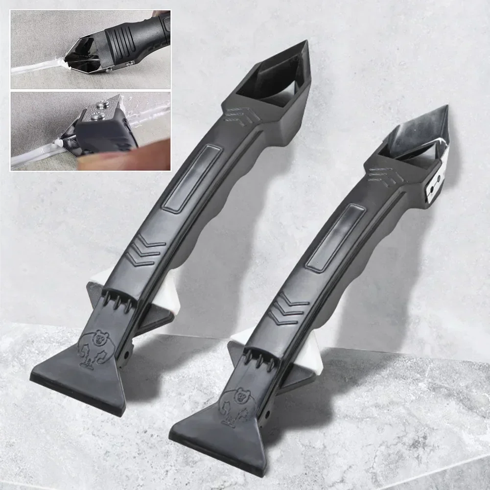 

Glue Remover Tile Tool Supplies Squeegee Kit Versatile Tapered Caulking Tool Clean Glasses Silicone Spatula Silicon Scraper Home