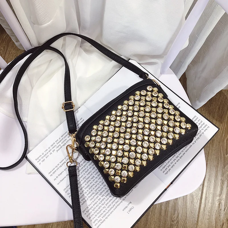 

Women's Shoulder Bag Luxury Designer Brand Handbags Large Diamond Square Ladies Leather Crossbody Bag Double Zipper Clutch Bag