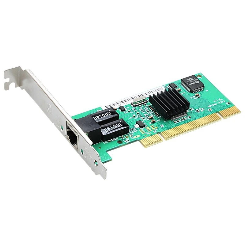 

1 Port PCI Gigabit Ethernet Network Card for Home/Office/Diskless Gigabit Network Card 10/ 100/ 1000 (Mbps)