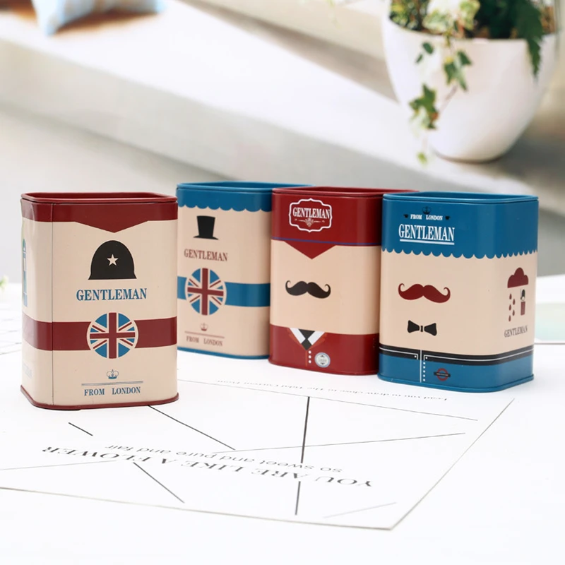 

1 шт., креативный металлический контейнер для хранения