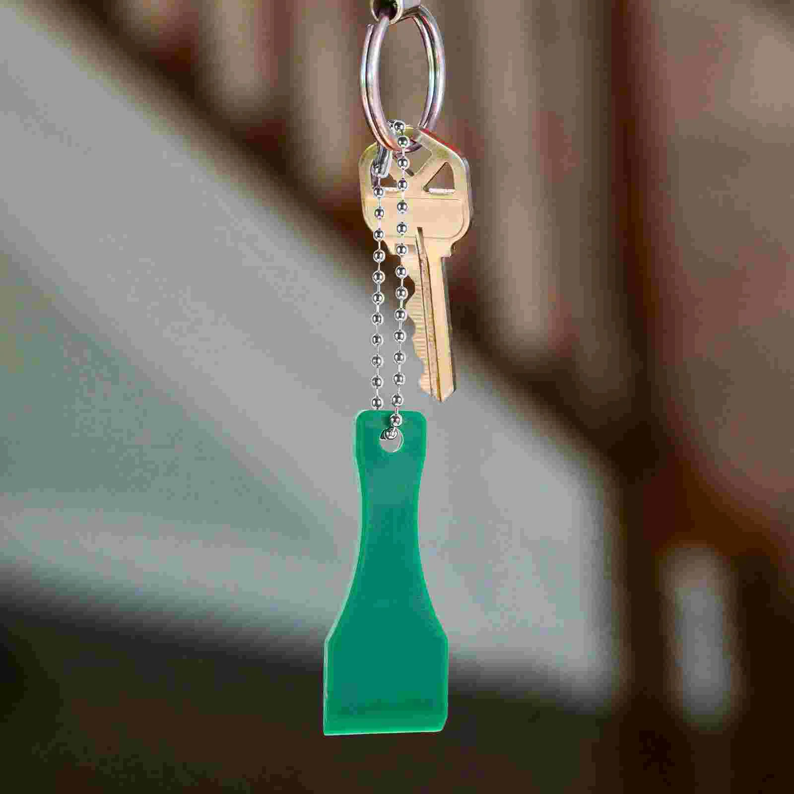 

12Pcs Portable Lottery Ticket Scrapers Scraping Tool Lottery Scrapers with Chain