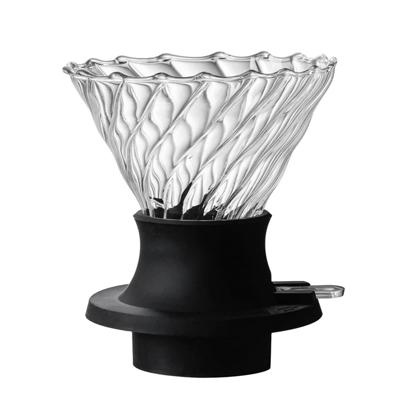 

Coffee Dripper Set Filters Pour Over Coffee Maker V60 Conical Immersion Hand-Brewed Glass Coffee Drip Filter Cup