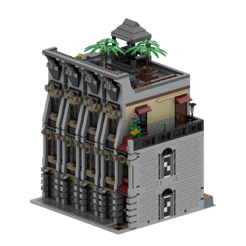 

4255PCS City Hot Selling Street View Moc Modular The Office Building model DIY creative ideas Children Toy birthday Gift Blocks