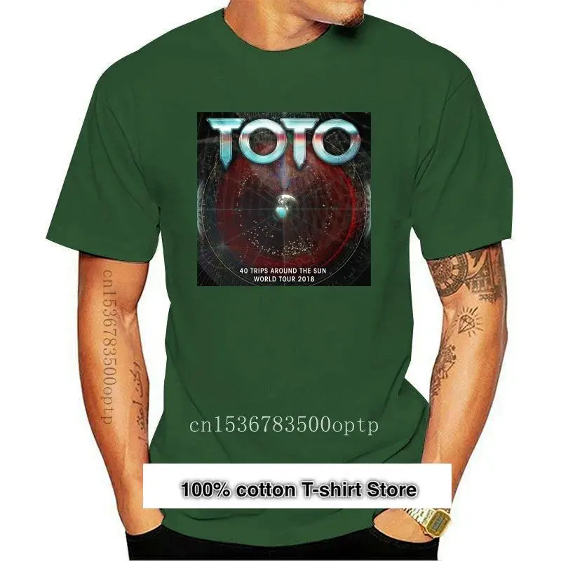 

ToTo Tour-Camiseta de манга corta para hombre, Camisa de algodón с принтом, Color negro, a la moda, 2021