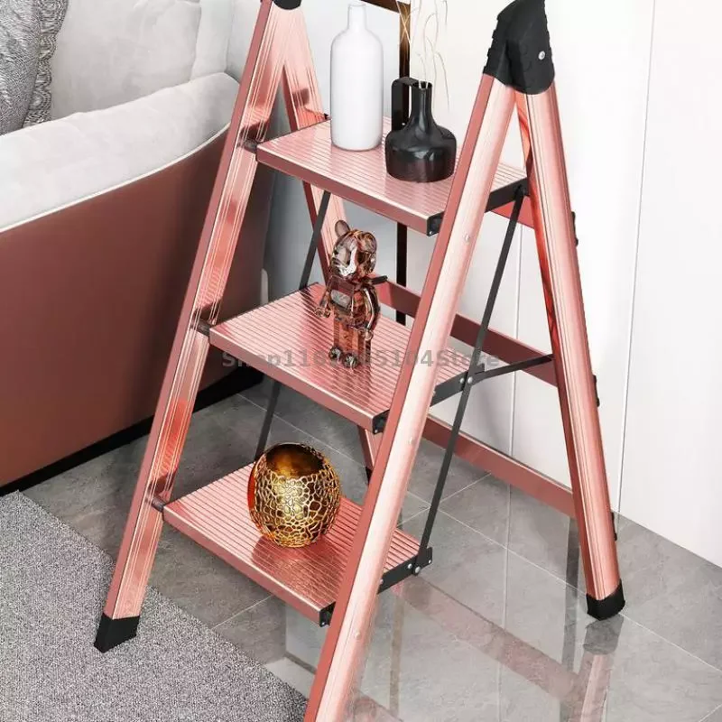

NEW2023 Ladder Household Folding Retractable Step Ladder Indoor Multifunctional Aluminum Alloy Climbing Ladder Thickened Stairs