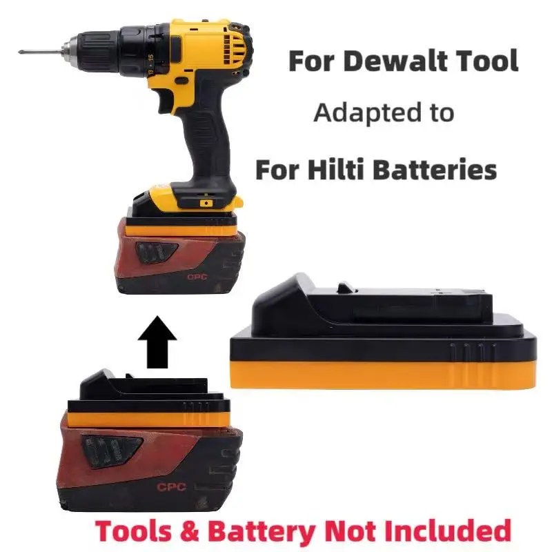 

Адаптер для аккумуляторов HILTI 22В B22 к инструментам Dewalt 20В