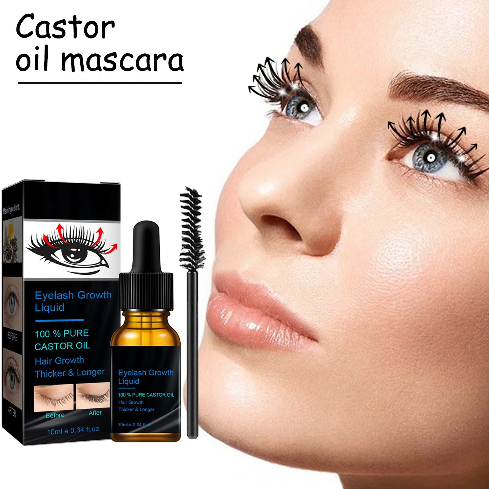 

Eyelashes Enhancing Liquid Professional Lash Lengthening Solution Eyelash Care Supplies Serum Rapid Growth Mascara Natural