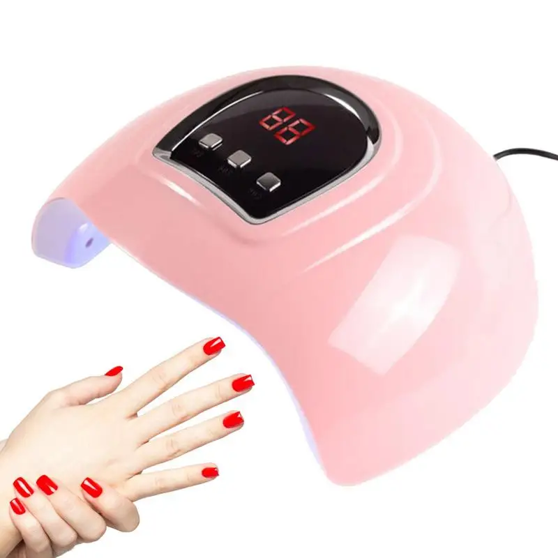 

LED Lamp For Gel Nails Acrylic Nail Polish Dryer Machine 54W LED Nail Lamp Auto Sensing Curing Gel Toe Nails Light Timer