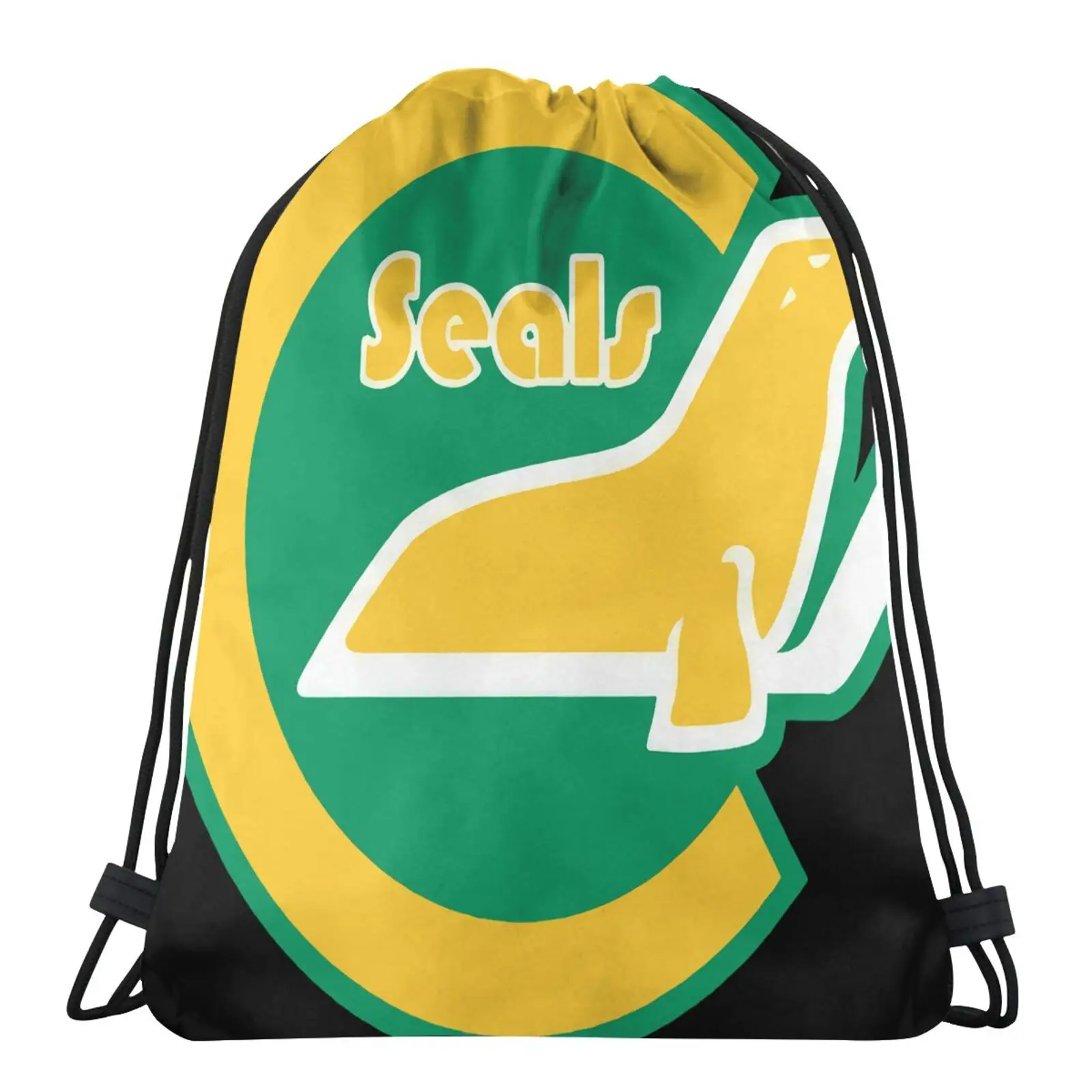 

California Golden Seals Defunct Old Time Bag Gothic Shoes Hip Sack Pouch Cute Skull Bag Waterproof Bag Screen Bag Gothic Style