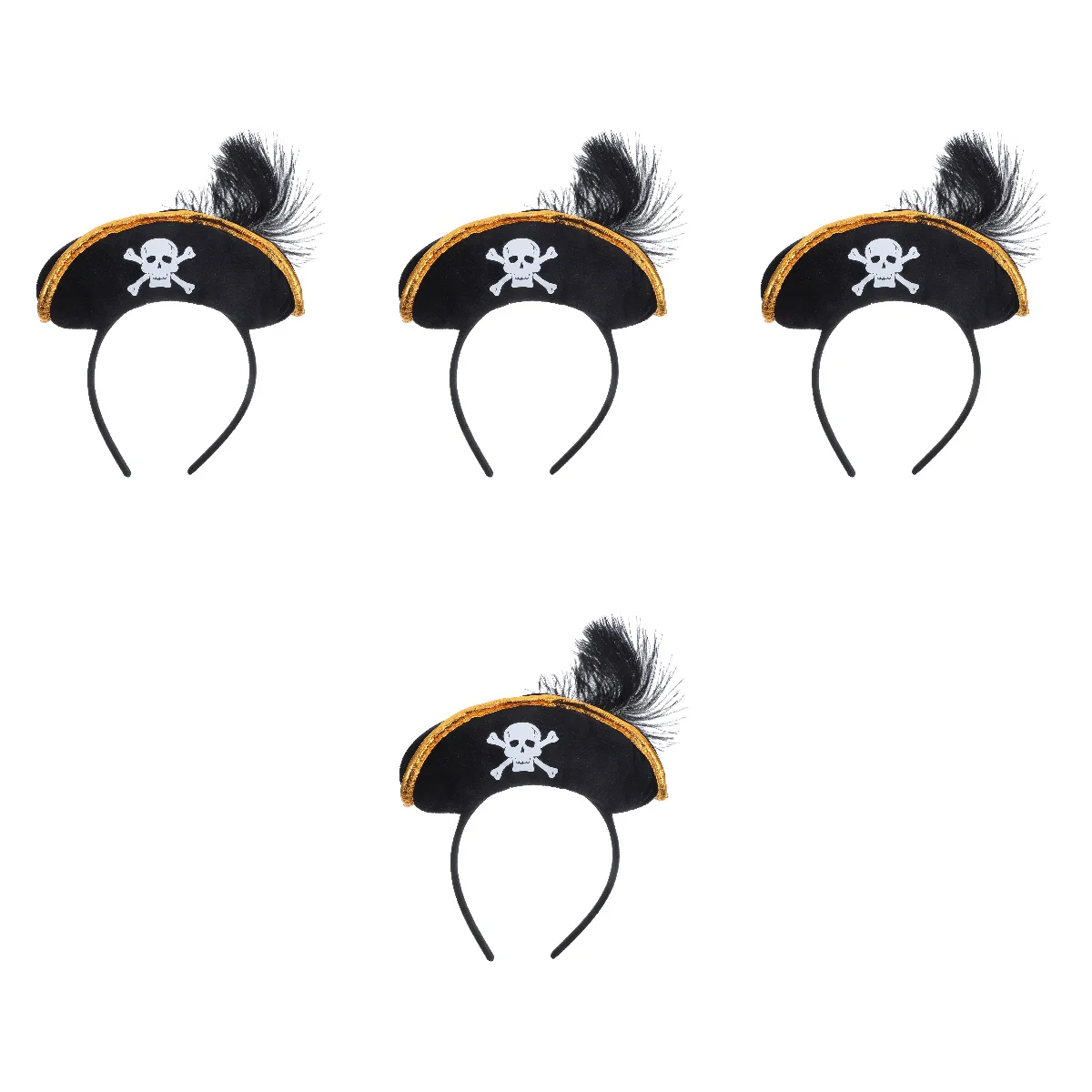 

Головной убор из 4 частей, головная повязка на голову, украшение на Хэллоуин, аксессуары, аксессуары, костюмы, детские костюмы из нетканого м...