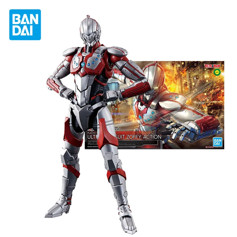 

Bandai Original Assembled Model Toys Figure-rise Model Ultraman Zoffy Hand-models Mobile Armor Dolls Kids Toys Christmas Gifts