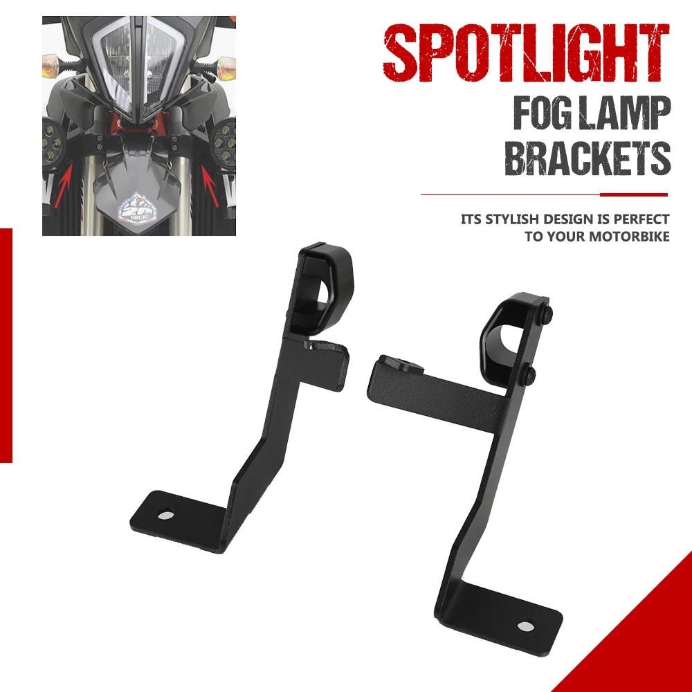 

Motorcycle Fog Lamp Spotlight Bracket Holder Spot Light Mount Kit For 790Adventure 790 Adventure 790 R / R Rally 2019 2020