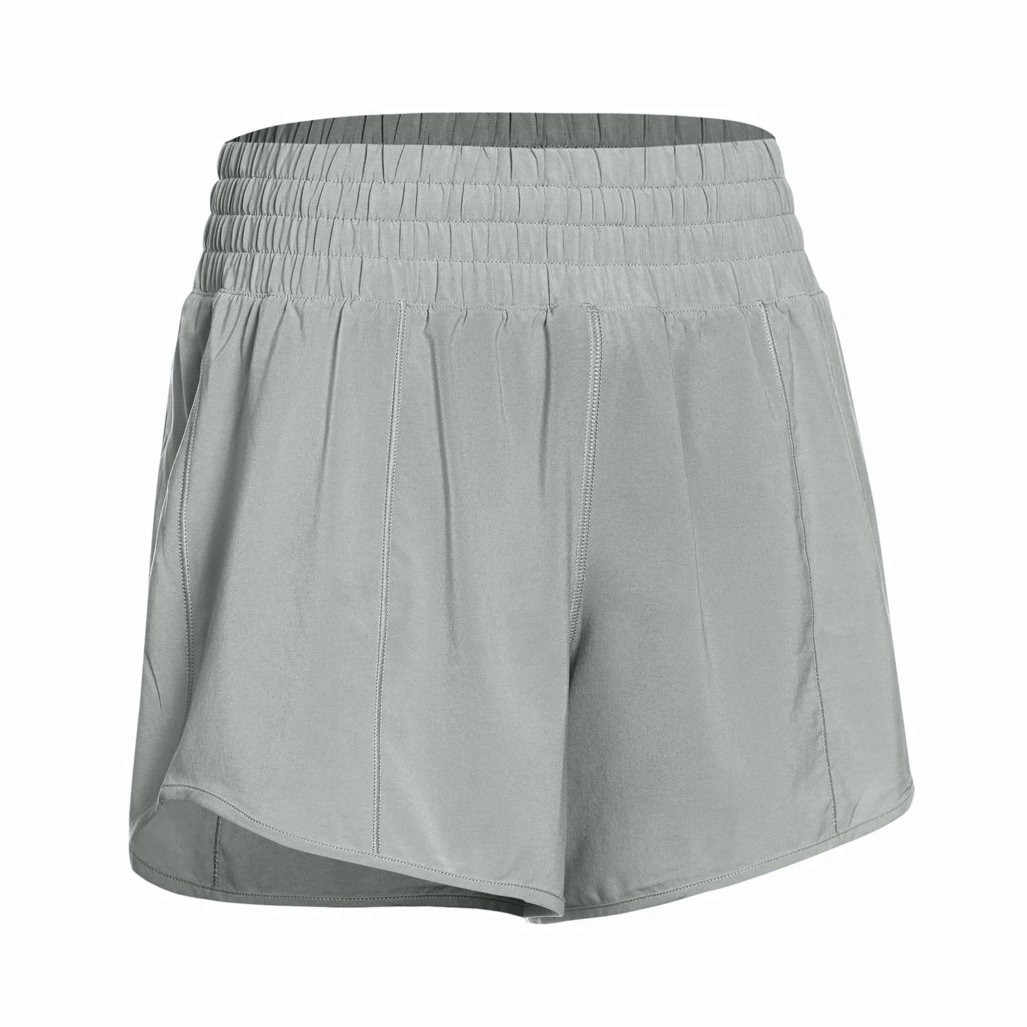 Женские шорты для бега с высокой талией 4 дюйма — легкие спортивные тренировок в