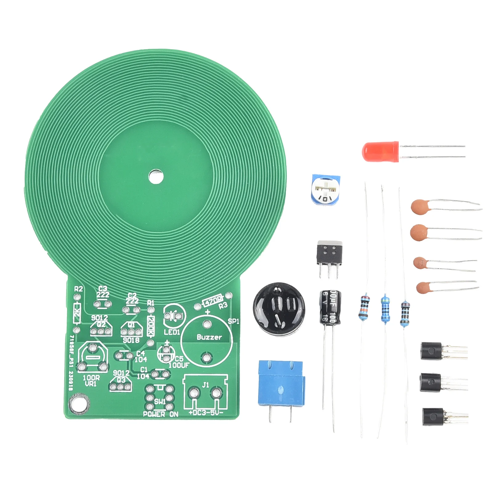 Комплект металлоискателя электронный комплект 3 В-5 В постоянного тока