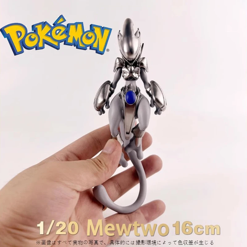 

Аниме Покемон стальной Mewtwo экшн-фигурки студия 1/20 стереограмма масштаб мира 16 см модель украшения Рождественский подарок на день рождения