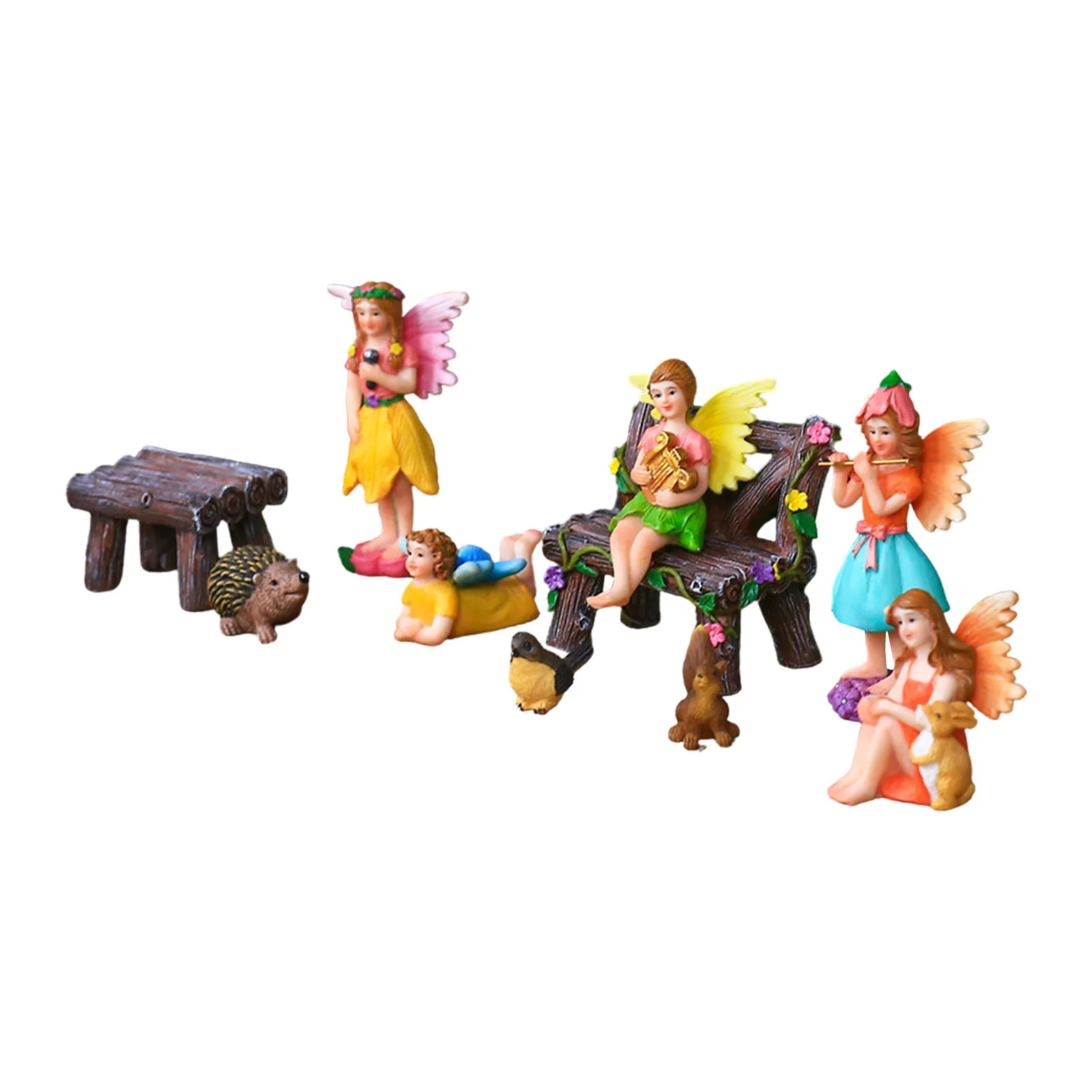 

Миниатюрное искусственное полимерное освещение, сказочные садовые миниатюрные стулья для двора, микро-ландшафта, мини-ярмарки