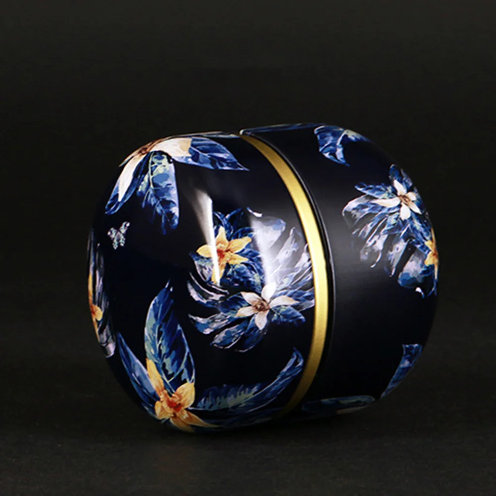 Контейнеры для пищевых продуктов с крышками круглая банка листьями чая нежная