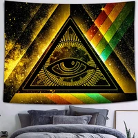 simsant dark viking raven tapestry mysterious psychedelic viking meditation runes decor wall hanging tapestries for living room